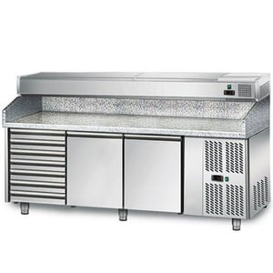 Холодильний стіл для піци GGM POS208SN#AGG203EN, фото №1, інтернет-магазин харчового обладнання Систем4